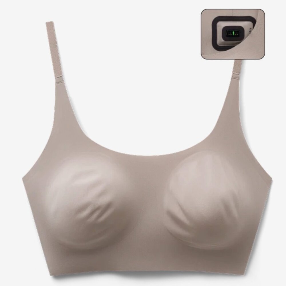 WHOOP 4.0 ANY-WEAR™ Adjustable Bralette, Size Large, Color Taupe, NWOT